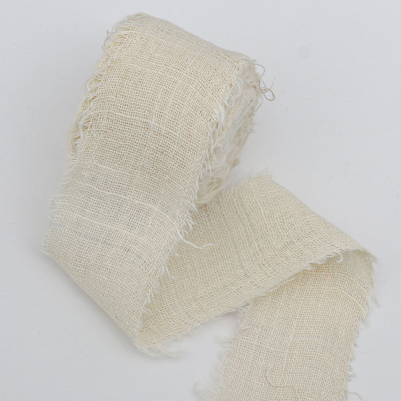 Ribbon vintage cu ciucuri, bandă fină din bumbac-lin, lucrată manual, pentru haine și proiecte DIY, ambalaj decorativ pentru cadouri