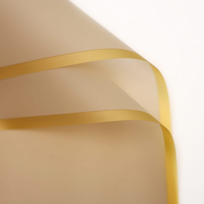 Χαρτί περιτυλίγματος λουλουδιών με μεμβράνη ζελέ — BOPP, Gravure εκτύπωση, εξωτερική συσκευασία, 20 φύλλα ανά πακέτο