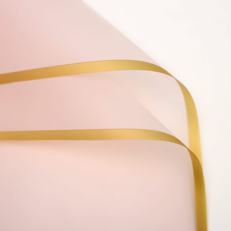 Χαρτί περιτυλίγματος λουλουδιών με μεμβράνη ζελέ — BOPP, Gravure εκτύπωση, εξωτερική συσκευασία, 20 φύλλα ανά πακέτο