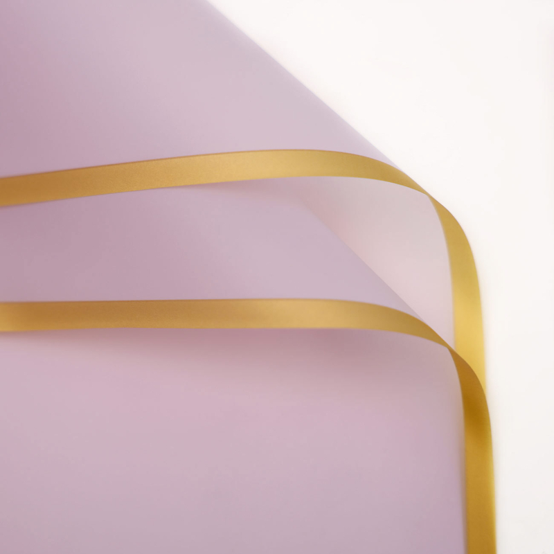 Χαρτί περιτυλίγματος λουλουδιών με μεμβράνη ζελέ — BOPP, Gravure εκτύπωση, εξωτερική συσκευασία, 20 φύλλα ανά πακέτο