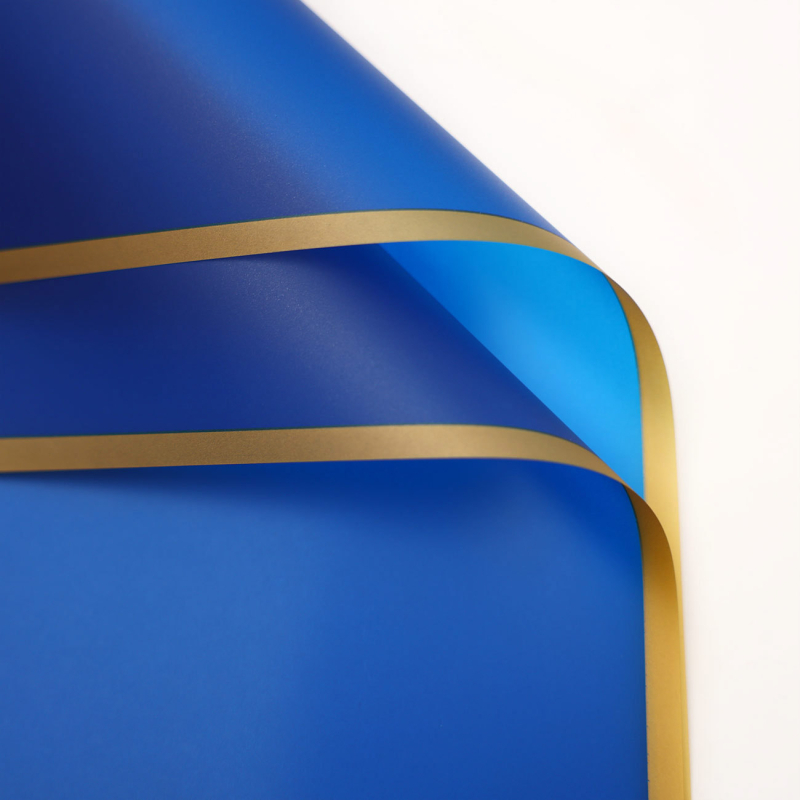 Χαρτί περιτυλίγματος λουλουδιών με μεμβράνη ζελέ — BOPP, Gravure εκτύπωση, εξωτερική συσκευασία, 20 φύλλα ανά πακέτο