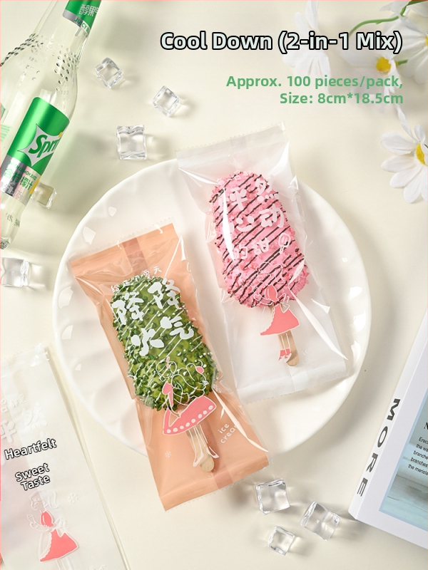 Σακουλάκι συσκευασίας παγωτού για σπιτικά παγωτά, θερμοσφράγιση με σύνθετο φιλμ, συσκευασία σνακ, προσαρμοσμένο