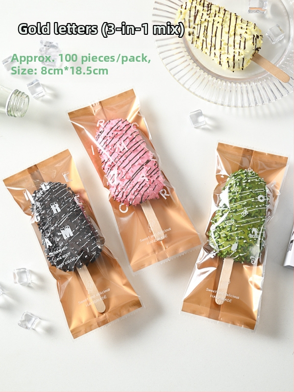 Σακουλάκι συσκευασίας παγωτού για σπιτικά παγωτά, θερμοσφράγιση με σύνθετο φιλμ, συσκευασία σνακ, προσαρμοσμένο