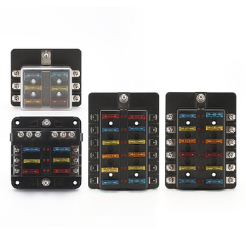 Baohe αυτόνομο κουτί ασφάλειας 6 πόλων με θετικό και αρνητικό πόλο — κατάλληλο για αυτοκίνητα, RV, SUV, off-road οχήματα, φορτηγά και λεωφορεία; διακλάδωση ισχύος