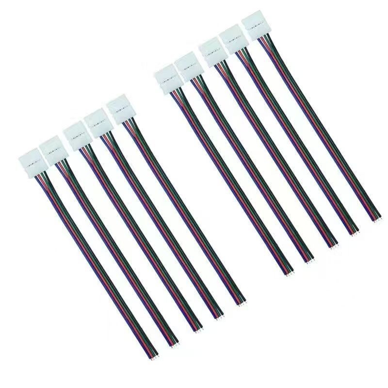 Σύνδεσμος LED λωρίδας χωρίς συγκόλληση, με κλιπ στερέωσης και κεφαλή κρυστάλλου, σε γυμνή πλακέτα, χαμηλή τάση