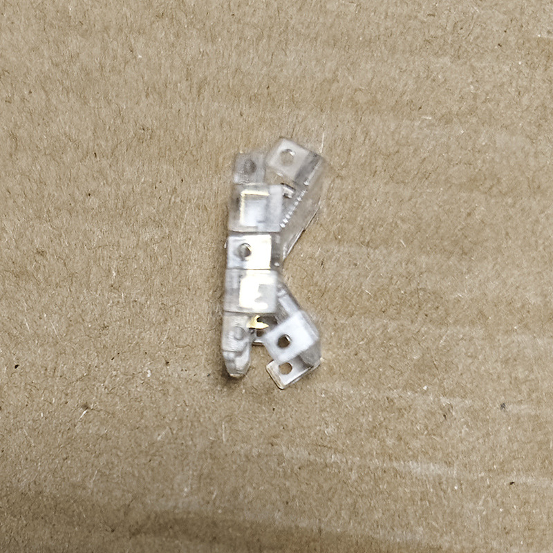 Σύνδεσμος LED λωρίδας χωρίς συγκόλληση, με κλιπ στερέωσης και κεφαλή κρυστάλλου, σε γυμνή πλακέτα, χαμηλή τάση