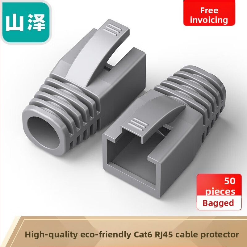 RJ45 kristályfej védőhüvely árnyékolt Cat5/6/7