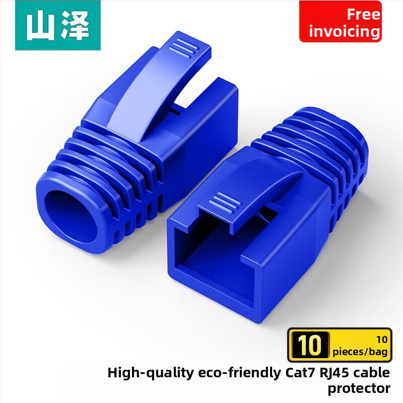 RJ45 kristályfej védőhüvely árnyékolt Cat5/6/7