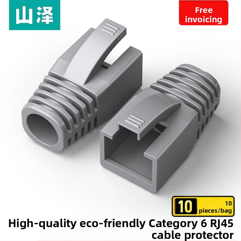 RJ45 kristályfej védőhüvely árnyékolt Cat5/6/7