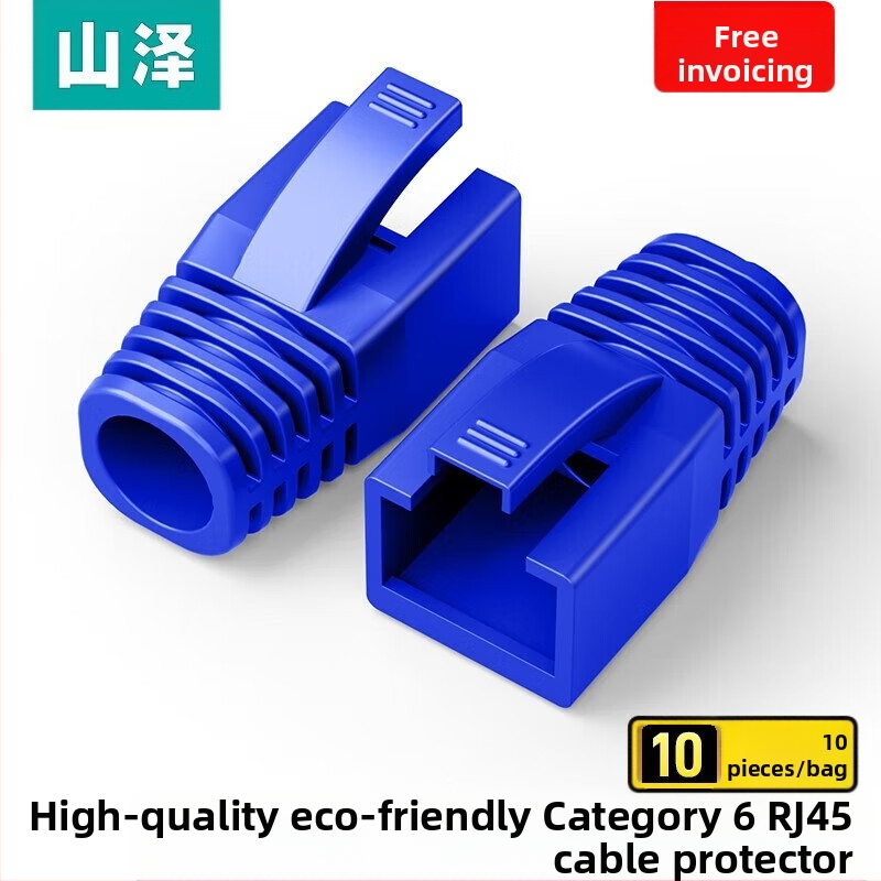 RJ45 kristályfej védőhüvely árnyékolt Cat5/6/7