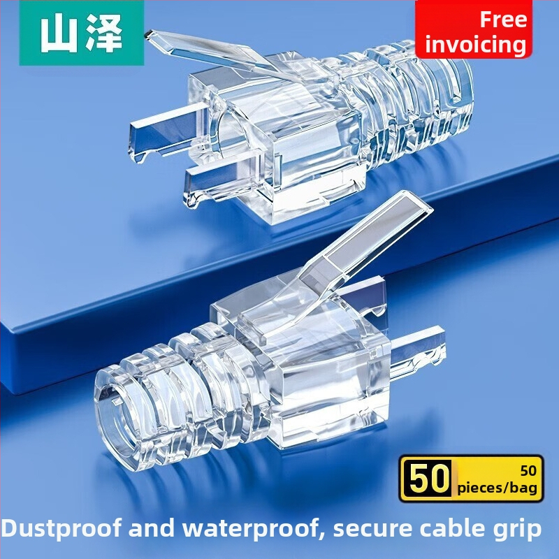 RJ45 kristályfej védőhüvely árnyékolt Cat5/6/7