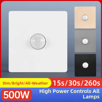 Αισθητήρας κίνησης υπέρυθρων με καθυστέρηση 1,5 δευτερόλεπτα, εύρος τάσης 0-440 V