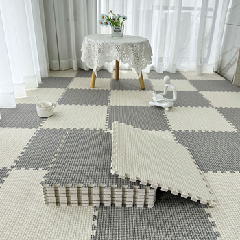 Χαλάκι δαπέδου από αφρό για σαλόνι και υπνοδωμάτιο, προσαρμόσιμο, πλένεται στο χέρι, απλός μοντέρνος σχεδιασμός