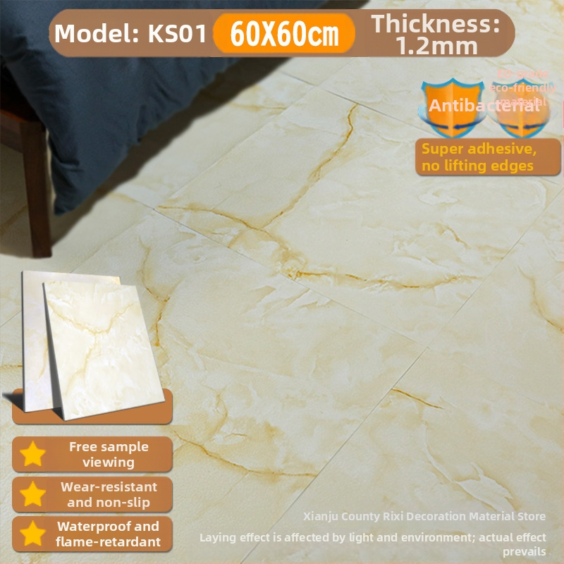 Αυτοκόλλητα δαπέδου PVC, ενισχυμένα και παχύτερα, ανθεκτικά στη φθορά, για ανακαίνιση δαπέδων σε υπνοδωμάτιο και σκυροδέμα