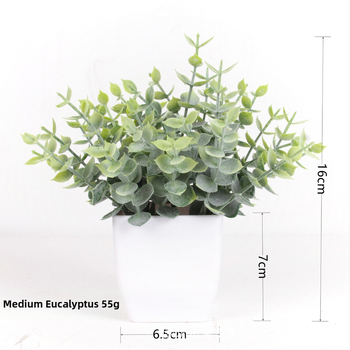 Προσομοιωμένο φυτό σε γλάστρα, πλαστικό (μαλακό PVC), χύτευση με έγχυση, για αξεσουάρ φωτογράφισης και οικιακή διακόσμηση, μάρκα Other