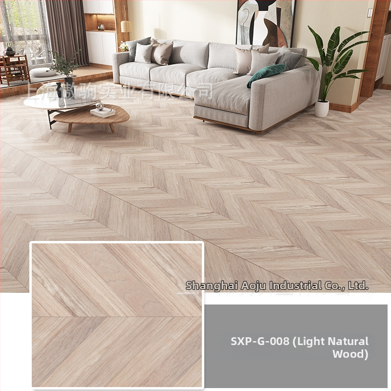 Αυτοκόλλητα PVC πλακάκια δαπέδου με μοτίβο ξύλου, αδιάβροχα και ανθεκτικά, 1,5 mm, απευθείας τοποθέτηση σε τσιμέντο, Διαθέσιμο 3D μοντέλο, Μάρκα: Chen's brothers couplet, Ποιότητα: Υψηλή