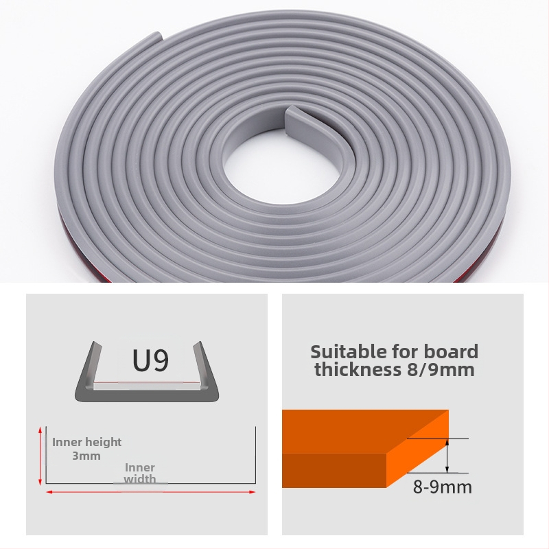 Λωρίδα σφράγισης με αυτοκόλλητο περιμετρικό για ντουλάπες σε οικολογικούς πίνακες χωρίς βαφή