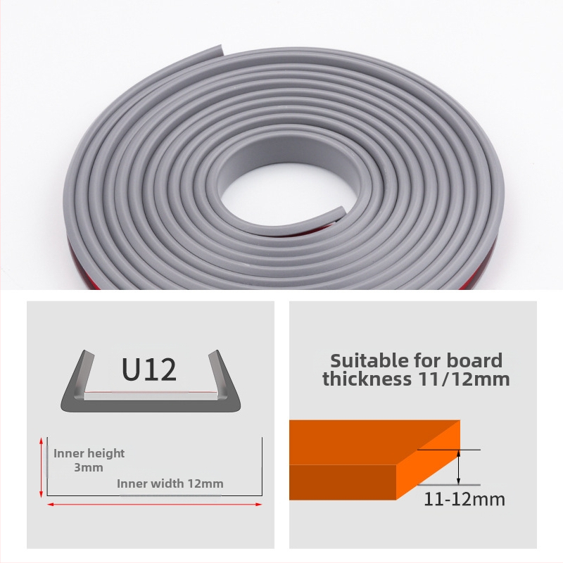 Λωρίδα σφράγισης με αυτοκόλλητο περιμετρικό για ντουλάπες σε οικολογικούς πίνακες χωρίς βαφή