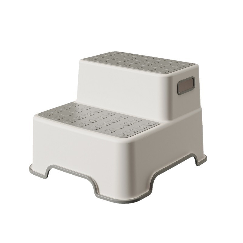 Scăunel de toaletă cu trepte duble pentru spălatul mâinilor, crește înălțimea, scaun de baie antiaderent, din plastic, origine Zhejiang, brand Little Sugar Boy