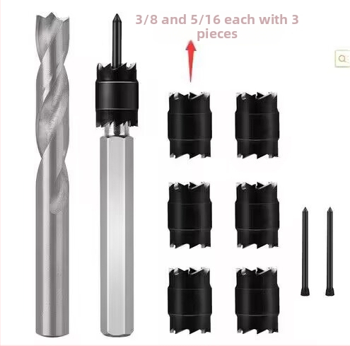 Σετ 13 τρυπανιών για σημειακή συγκόλληση με εξάγωνο άκρο – Ling xian