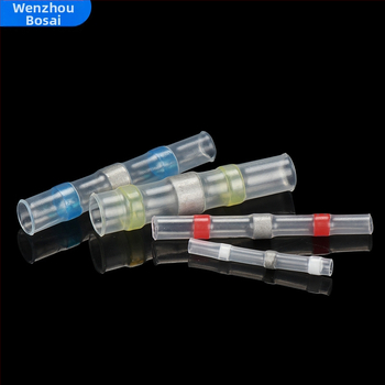 Σετ 50 τεμάχια θερμικά συρρικνούμενων τερματικών με σωληνάκια, ZJBOSAI, μόνωση PE, περίβλημα PE, για ηλεκτρολόγους, ονομαστική ισχύς 24