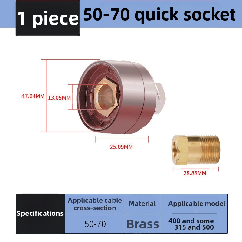 Заваръчен кабелен конектор с DKJ бърз щепсел, европейски стил, заваряване, марка Hua Xiao — DKJ10-25, DKJ35-50, DKJ50-70