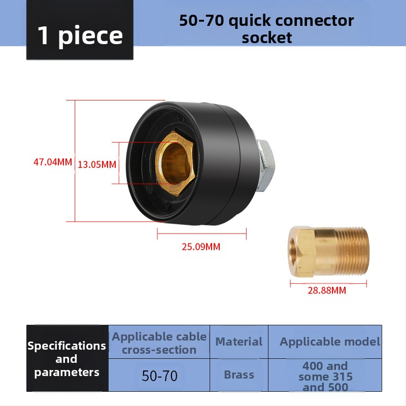 Заваръчен кабелен конектор с DKJ бърз щепсел, европейски стил, заваряване, марка Hua Xiao — DKJ10-25, DKJ35-50, DKJ50-70