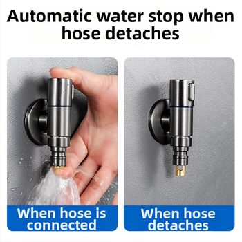 Βρύση πλυντηρίου με χαλκό σώμα, βαλβίνα τύπου Τ, σύνδεση με βίδες, κεραμικός πυρήνας βαλβίδας, θερμοκρασία λειτουργίας 0–90°C