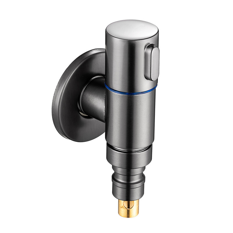 Βρύση πλυντηρίου με χαλκό σώμα, βαλβίνα τύπου Τ, σύνδεση με βίδες, κεραμικός πυρήνας βαλβίδας, θερμοκρασία λειτουργίας 0–90°C