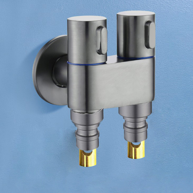 Βρύση πλυντηρίου με χαλκό σώμα, βαλβίνα τύπου Τ, σύνδεση με βίδες, κεραμικός πυρήνας βαλβίδας, θερμοκρασία λειτουργίας 0–90°C