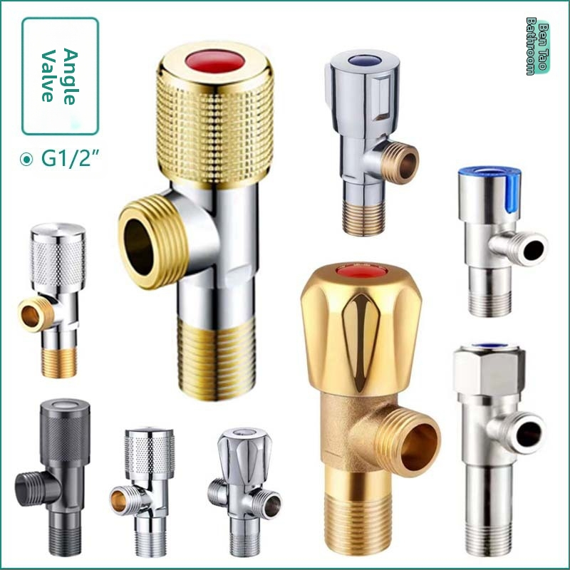 304 nehrđajući čelik trostruki kutni ventil, zidni, za WC, bojler i slavinu, radni tlak 0.8 MPa