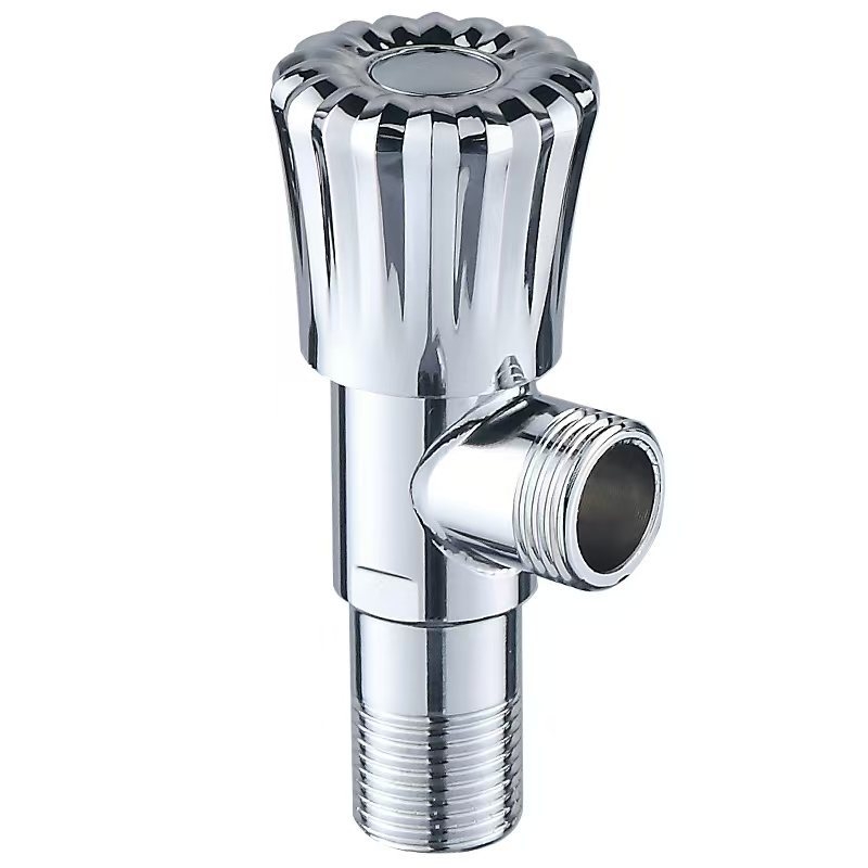 304 неръждаема стомана ъглова клапан с удължено тяло, двойно водоснабдяване и двойно управление за водогреатели и тоалетни