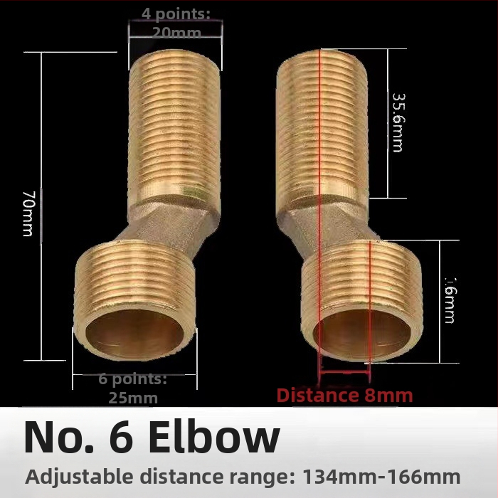 Vaskist universaalne nurga dušivalve paigaldustarvik, seinale sisse ehitatud, pikendatud, reguleeritav nurk