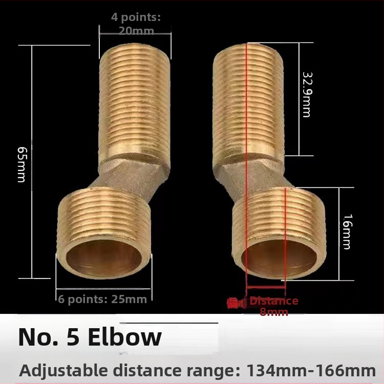 Vaskist universaalne nurga dušivalve paigaldustarvik, seinale sisse ehitatud, pikendatud, reguleeritav nurk