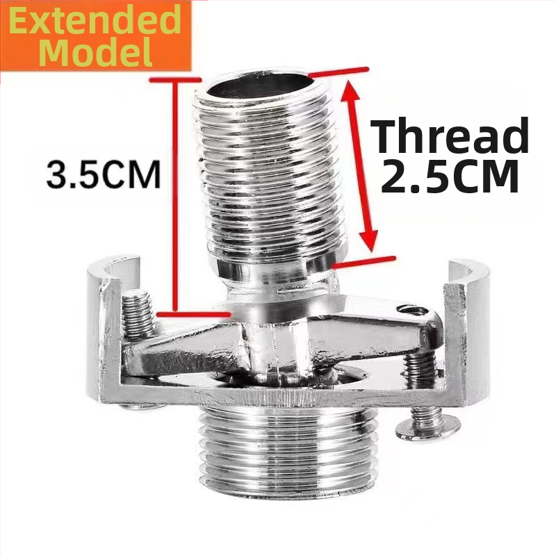 Vaskist universaalne nurga dušivalve paigaldustarvik, seinale sisse ehitatud, pikendatud, reguleeritav nurk