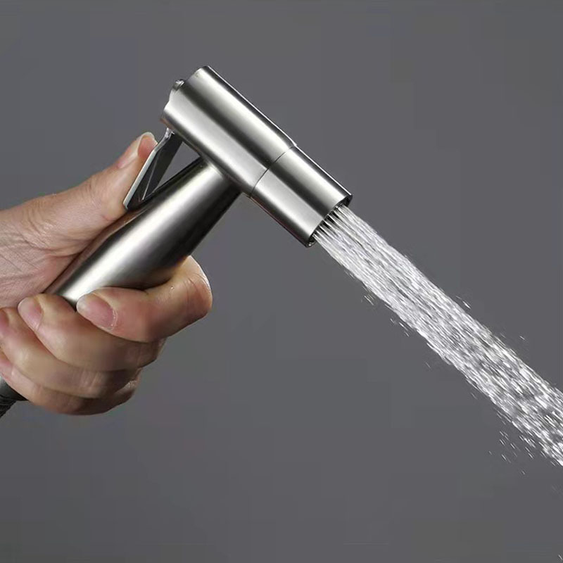 304 nerūdijančio plieno tualeto purškimo pistole — rankinis, šiuolaikiškas paprastumas, licencijuotas privatų ženklas