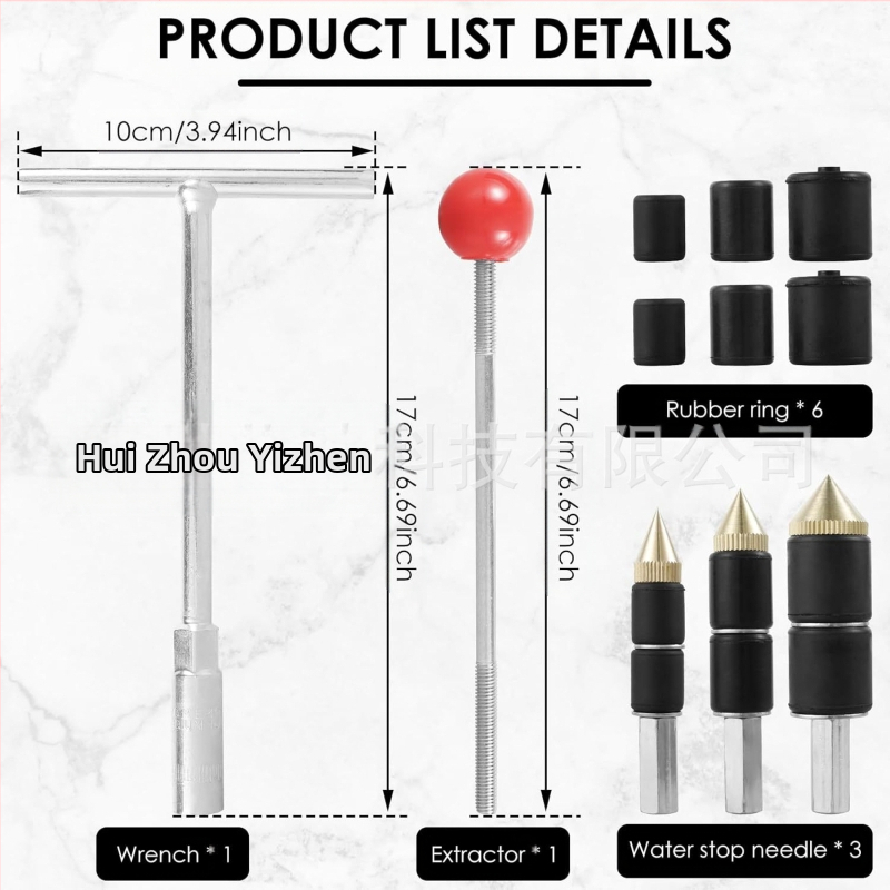 Стоп-игла за вода за тръби PPR, 0.2 кг, размери 1/2 инча, 3/4 инча и 1 инч