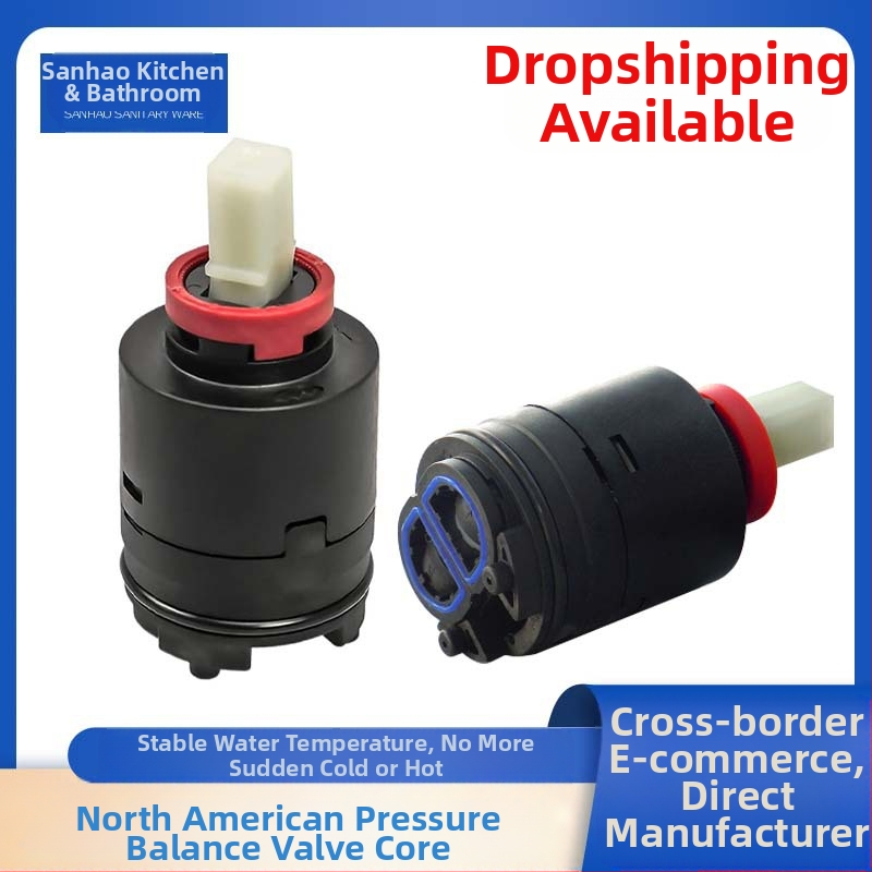 PHFX kartridž za balans tlaka slavine, ABS materijal; maksimalna temperatura 90°C; kut okretaja 90°; vijek trajanja 5 godina.