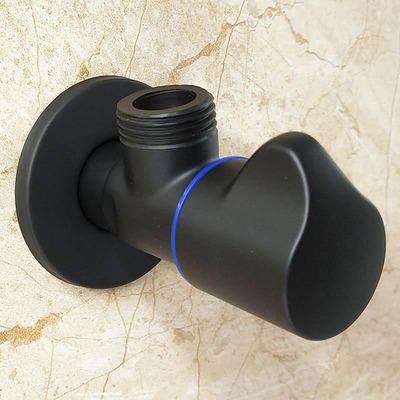 Месингова триъгълна клапа за вградена инсталация, за водоснабдяване на тоалет и бойлер