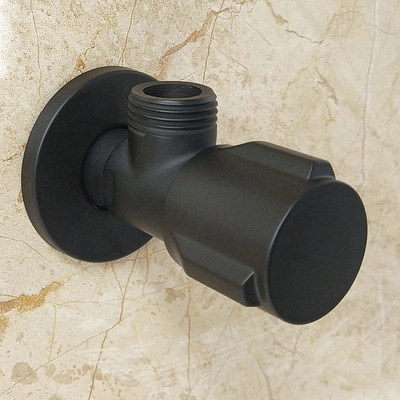 Месингова триъгълна клапа за вградена инсталация, за водоснабдяване на тоалет и бойлер