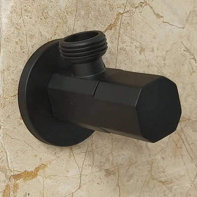 Месингова триъгълна клапа за вградена инсталация, за водоснабдяване на тоалет и бойлер