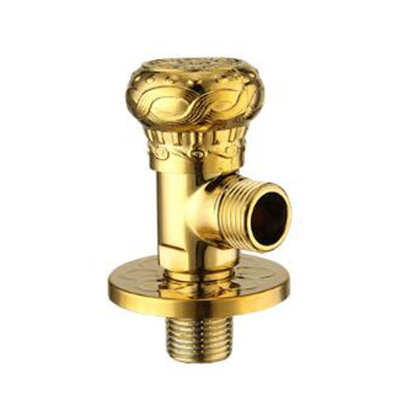 Месингова триъгълна клапа за вградена инсталация, за водоснабдяване на тоалет и бойлер