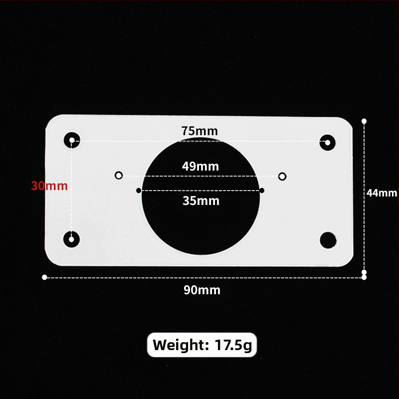 Leyoujia Šarnyro tvirtinimo plokštelė spintoms – nerūdijančiojo plieno, šlifuota paviršiaus