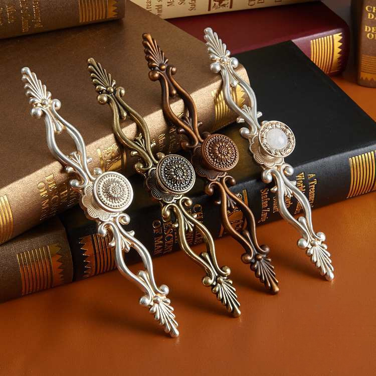 Skapju durvju un atvilktņu rokturis, cinka sakausējums, amerikāņu un eiropiešu stila virtuves skapīšiem