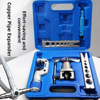 Σετ επεκτατών σωλήνων χαλκού με εκκεντρικό εργαλείο φλάερ για συντήρηση κλιματισμού και ψύξης — χειροκίνητο, μετρικό, μη εισαγόμενο