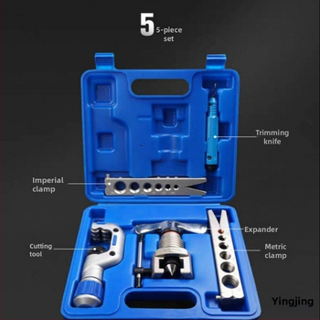 Σετ επεκτατών σωλήνων χαλκού με εκκεντρικό εργαλείο φλάερ για συντήρηση κλιματισμού και ψύξης — χειροκίνητο, μετρικό, μη εισαγόμενο