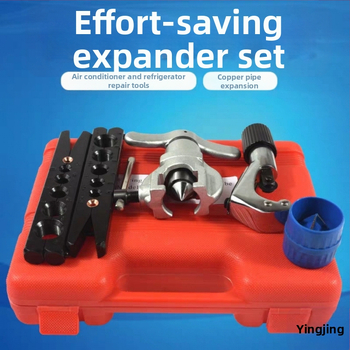 Σετ επεκτατών σωλήνων χαλκού με εκκεντρικό εργαλείο φλάερ για συντήρηση κλιματισμού και ψύξης — χειροκίνητο, μετρικό, μη εισαγόμενο