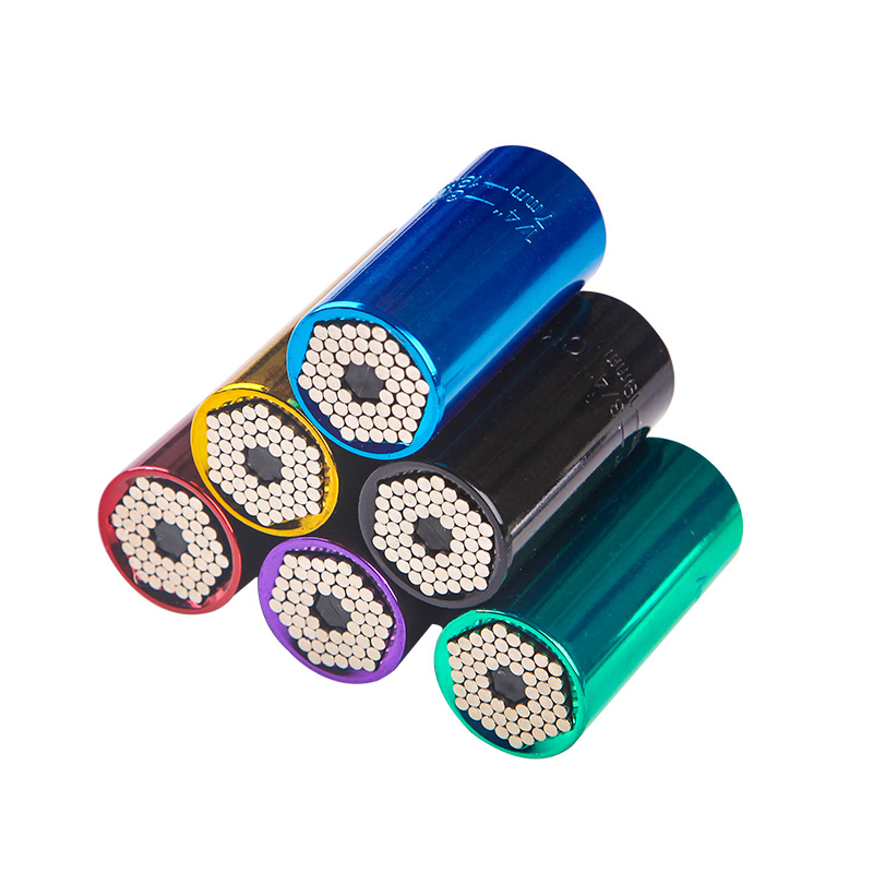 Többfunkciós dugókulcs készlet gyors racsnis mechanizmussal, dupla fejű, állítható végződések (metrikus, szerszámacél, krómozott bevonat)