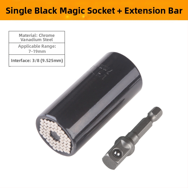 Többfunkciós dugókulcs készlet gyors racsnis mechanizmussal, dupla fejű, állítható végződések (metrikus, szerszámacél, krómozott bevonat)