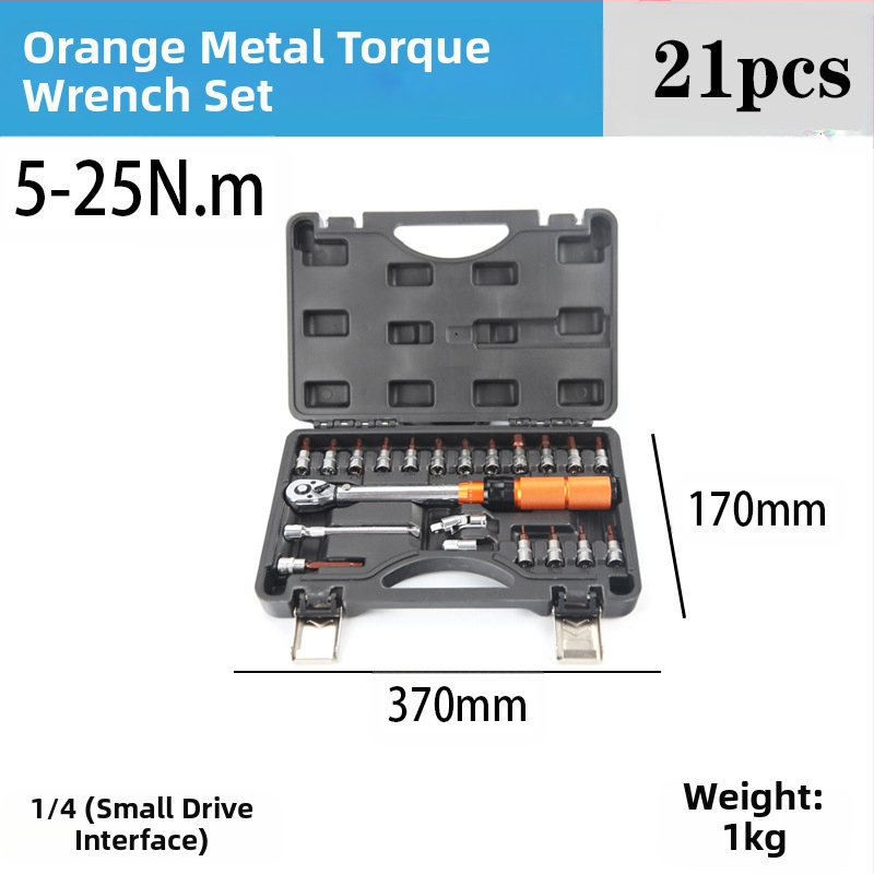 Rats momenta atslēga komplekts, 8 gab., hroma-vanādija tērauds, pulēta virsma, precizitāte ±3